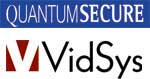 Quantum Secure and VidSys Logo